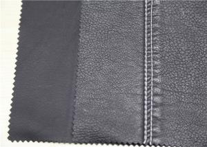 Wholesale Dark Silver PU Washed Leather Hydrolysis Resistance For Clothing Fabric from china suppliers