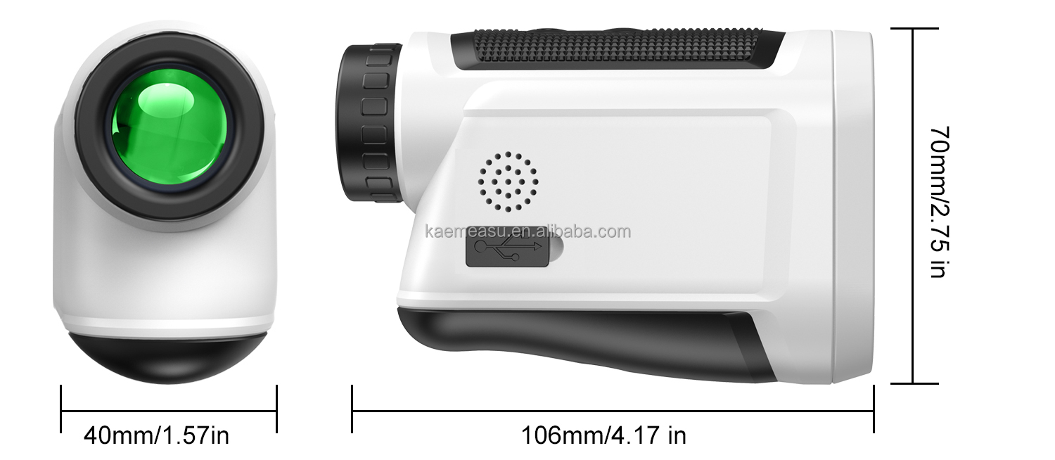 Handheld Rechargeable Laser Rangefinder Golf Mini Laser Rangefinder With Slope Golf Laser Rangefinder