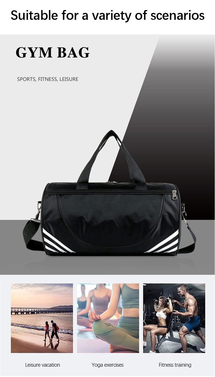 Nylon Outdoor Sports Gym Workout Duffle Bag , Travel Duffel Bag Carry On OEM ODM