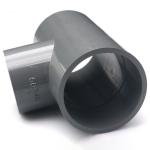 Grey PVC Tube Fittings DN20 25 32 40 50 63 75 90 Pipe Reducing Tee Customized