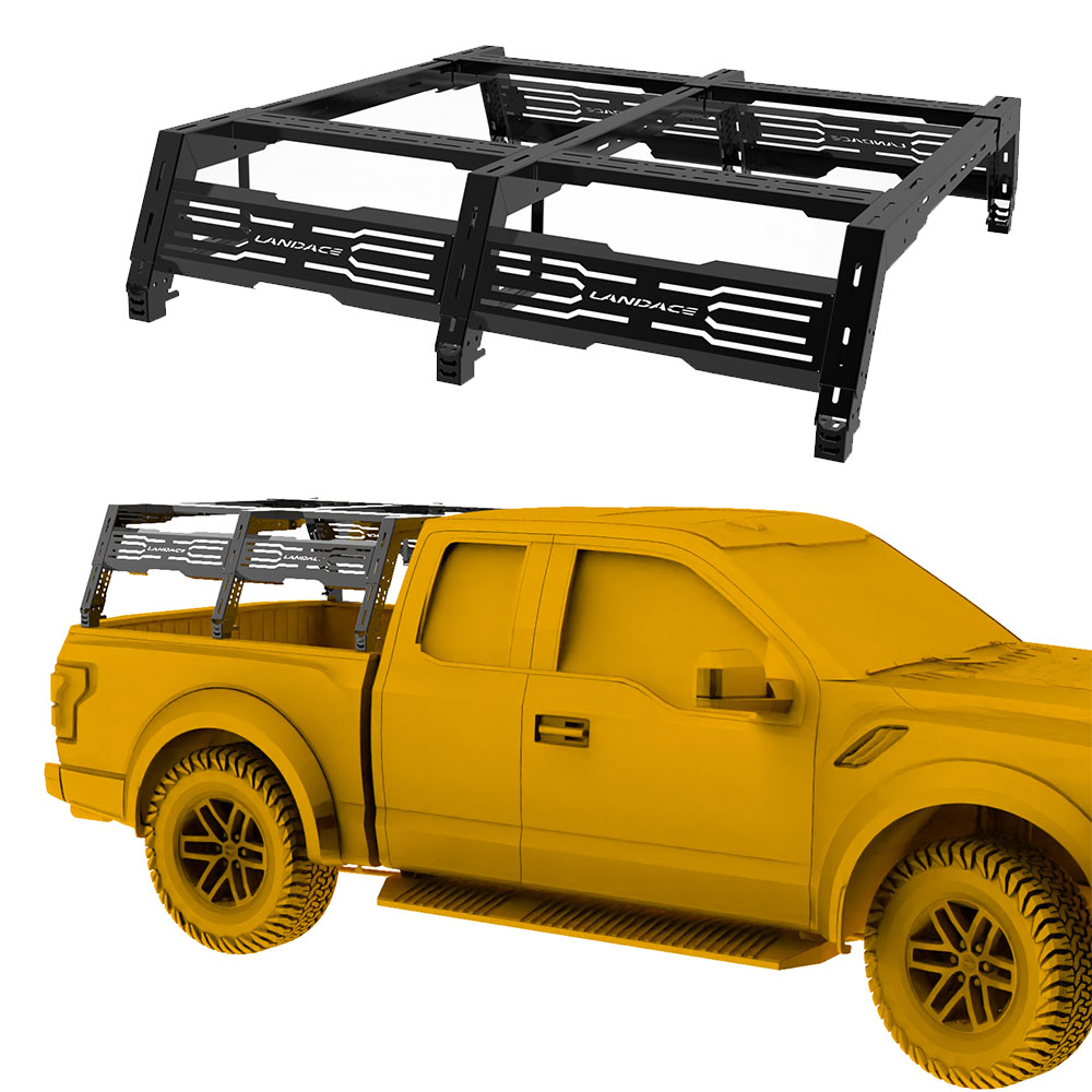 4x4 Offroad Accessories Pick-Up Truck Bed Ladder Rack Roll Bar for Jeep Toyota Ford