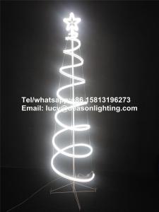 Wholesale led spiral christmas tree from china suppliers