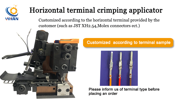 30mm Stroke Side Feed Terminal Crimping Applicator Mold Die for Mute Crimp Machine