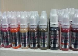 Wholesale Aqua Semi Permanent Makeup Pigment Tattoo Ink , Different Colors Eyebrow Pigment Ink from china suppliers