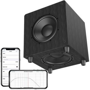 Wholesale 12 Inch 10 Inch Subwoofer Home Theater 500 Watts With Brushed Black Vinyl OEM from china suppliers