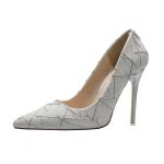 3058-2 Korean Fashion Pointy Toe Pump High Heels Nightclub Looks Thin Sexy Women
