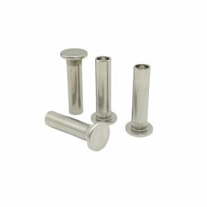 Wholesale Salt Spray Resistant Stainless Steel Flat Head Semi Hollow Rivets Stainless Steel Serrated Rivets Pressure Rivet from china suppliers