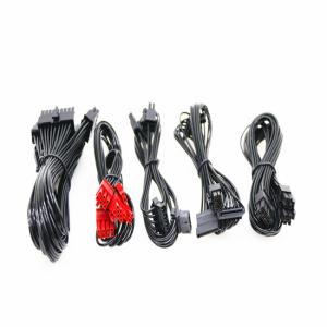 Wholesale QingSea Power Supply Modular Cable Kit 24 Pin 8Pin 6Pin Length 610mm Black from china suppliers