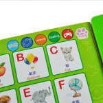 Custom 26 Letters Alphabet Sound Book 1.05 Pounds Baby Toy ROHS