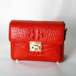 Genuine Crocodile Skin Women Sling Bag Authentic Exotic Alligator Leather Lady