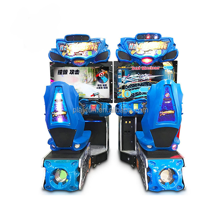 Playfun Indoor Coin Operated H2 Over Drive Video Racing Car Game Machines Simulator Arcade Driving Driver Cars Gaming Machine