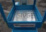Electric Work Platform 6 Meter Platform , Aerial Lift Platform For Warehouses