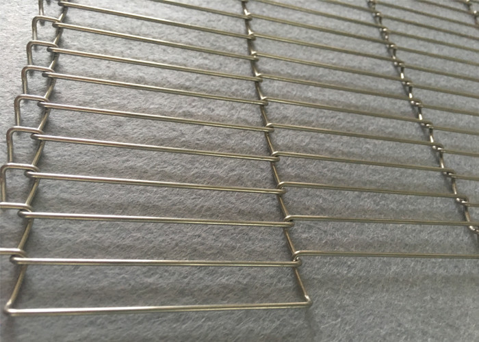 High Tensile Strength Enrober Wire Belt Customized Material Large Open Area