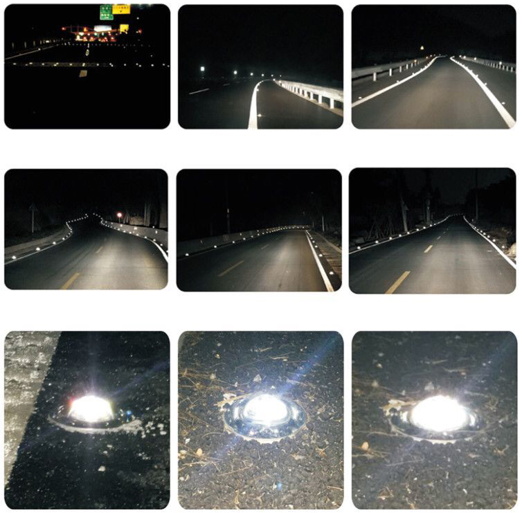 Traffic Safety Equipment Solar Flashing Aluminum LED Road Stud