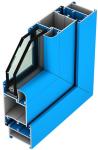 Waterproof Aluminium Door Frame Profile Anodized Surface Long Working Life