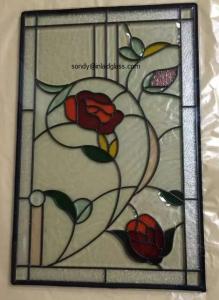 Wholesale Beveled Stained Glass Panel with patina caming for wooden door and windows 36&quot;*22&quot; from china suppliers