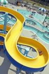 Outdoor Swimming Water Park Slide Fiberglass Kids Games Equipment Fiberglass