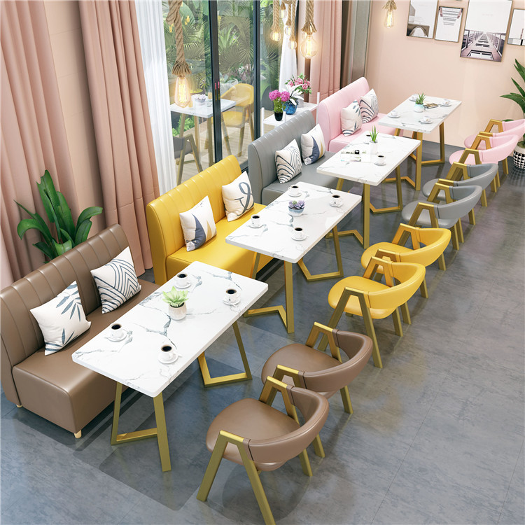 Metal Restaurant Dining Table And Chairs For 4 Indoor Events Furniture 51x42x78cm