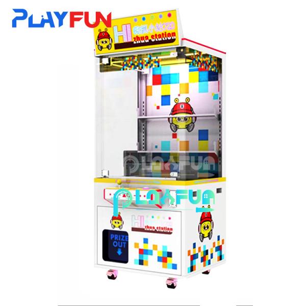Factory price Coin-operated kids city park small mini grabber toy crane prizes