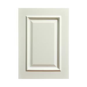 Wholesale Cnc Routed Mdf Classic Cabinet Doors European Style Warm White Color For Kitchen from china suppliers