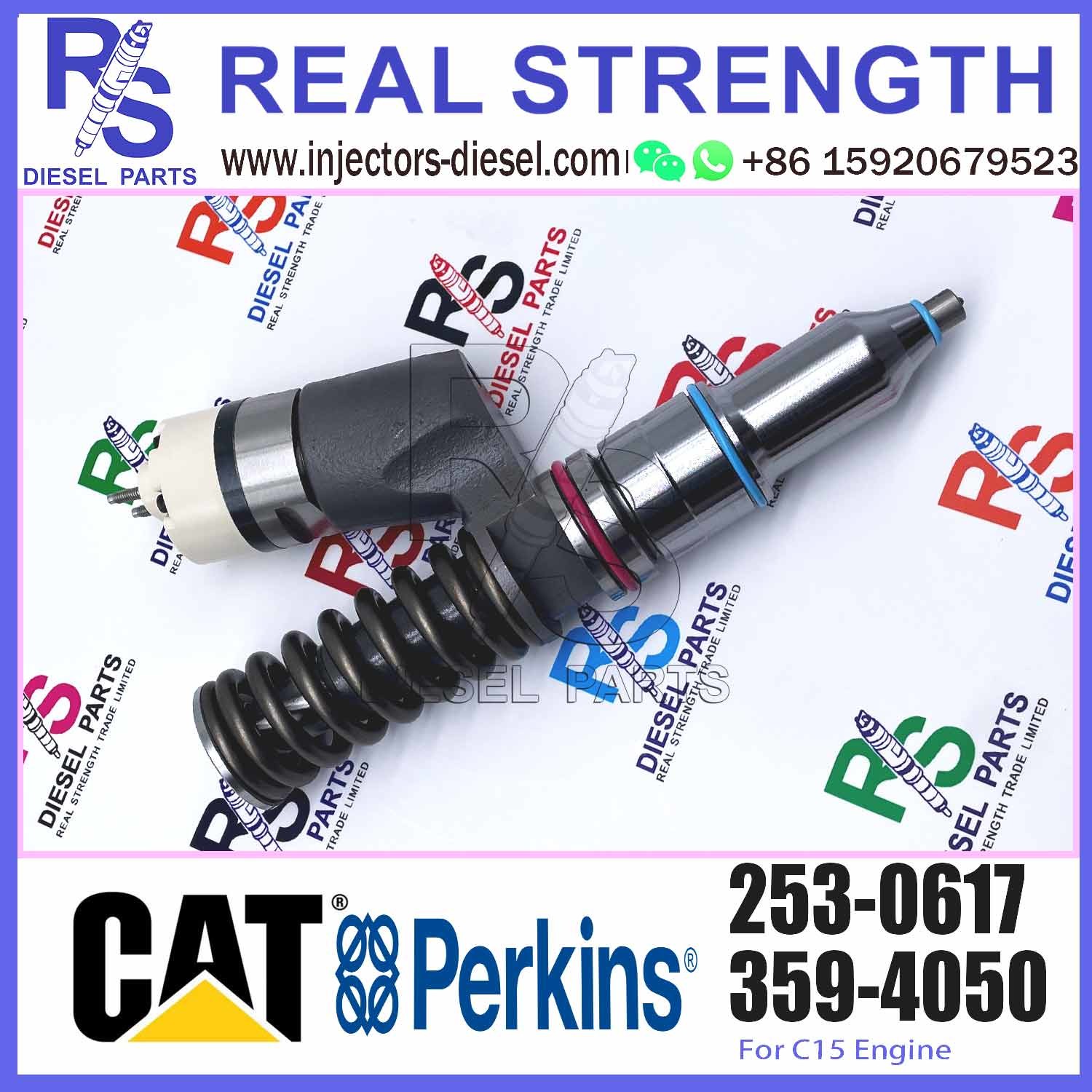 High Pressure Engine Common Rail Fuel Injector 20R-3477 254-4183 253-0617