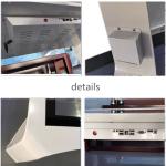 White 43 Inch Multi Touch Screen Table Standing Kiosk 500cd/M2