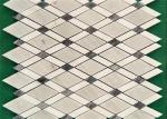 Venice White Mosaic Kitchen Floor Tiles , Mosaic Style Floor Tiles 10 Mm Thick