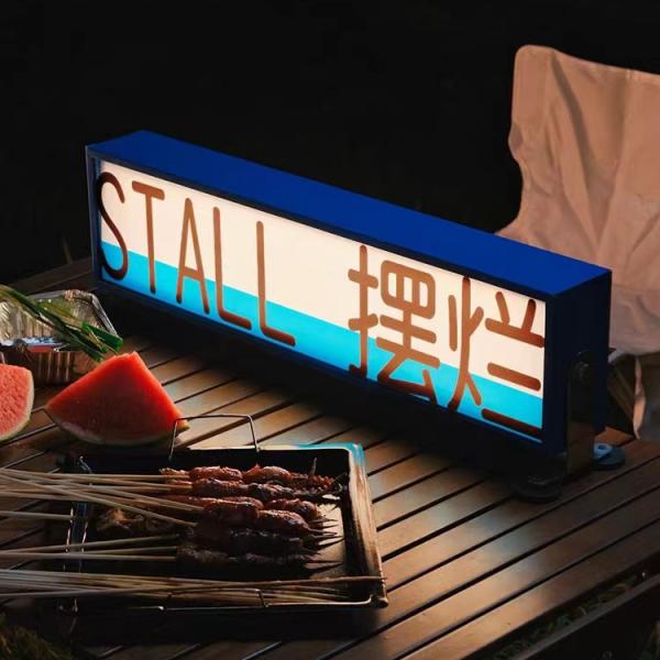 Store restaurant light box billboard magnetic suction car roof signs portable