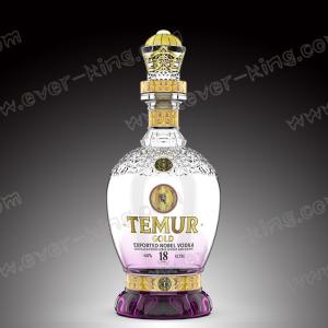 Wholesale 1300g Vodka Glass Personalised , 750ml Glass Spirit Bottles from china suppliers