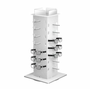Wholesale Modern Counter Top Eyewear Display Rack / Polar White Acrylic Eyewear Display Stands from china suppliers