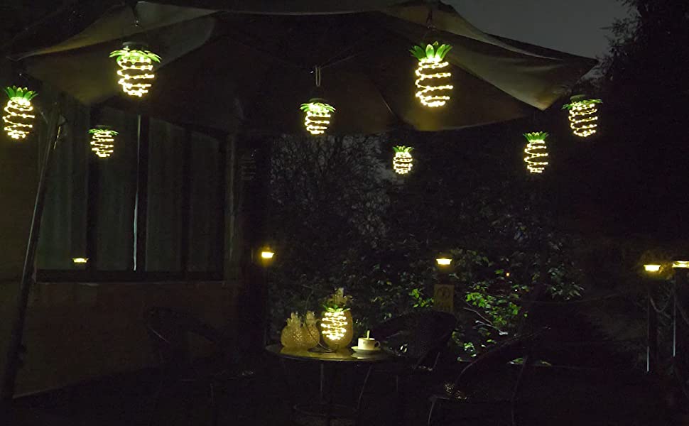 Solar lights for garden decoration