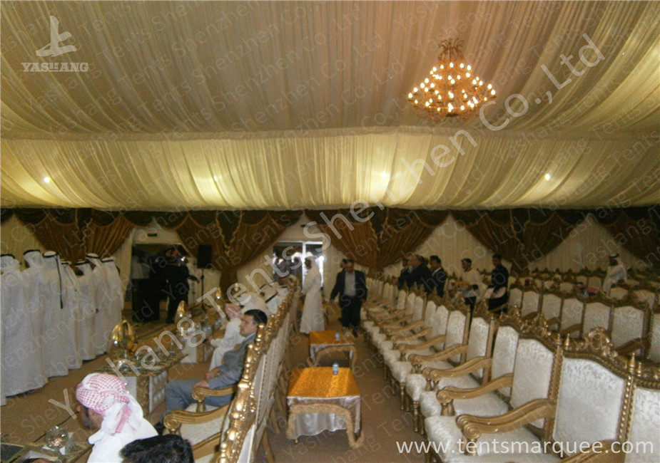Luxury Roof Lining Clear Window Outdoor Party Canopy Tent Rustless Aluminum Alloy Frame