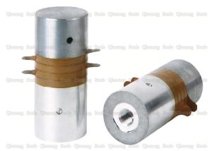 Wholesale Steel Rear Cover 20 Khz Ultrasonic Transducer With Yellow Ceramics 1500 Watt from china suppliers