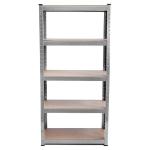 Industrial Galvanised Shelving Unit Racking Garage Storage Shelves 5 Tier