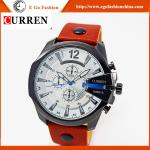 E Go Fashion China Watch Wholesale 2 Subdials Rose Gold 8176 Watch Brown Vintage