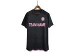 Black Contest Training Custom Football Jerseys Men'S Soccer Uniforms Twill/Plain