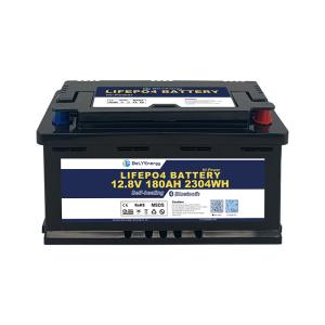 Wholesale 3 Years Warranty No Memory Effect Smart BMS 12V LiFePo4 Battery 12V180Ah For Motorhome from china suppliers