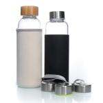 Customized Logo High Borosilicate Glass Water Bottles Tumbler BPA FREE Water