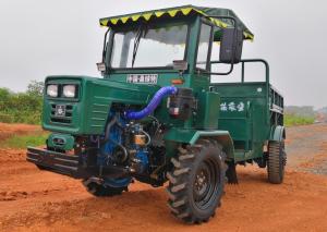 Wholesale 1 Ton Mini Farm Tractor 4 Wheel Drive Dump Truck 14.7kw Labor Saving mini site dumper self-loading from china suppliers