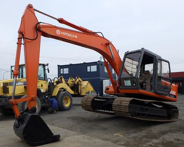 Hitachi EX120-1 Excavator for Crawler Running in Road Construction Made in Japan