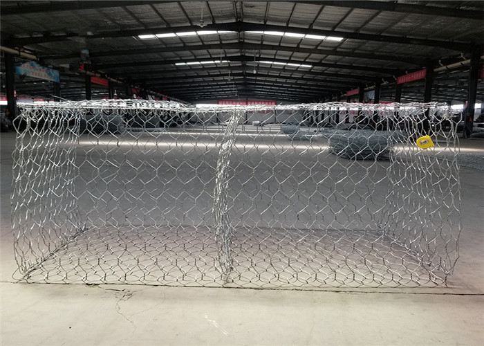 High Strength 100x120mm Gabion Wire Mesh Low Carbon Steel