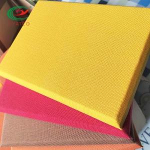 Wholesale Fiberglass Sound Acoustic Panel Fabric Covering Mildewproof Practical from china suppliers