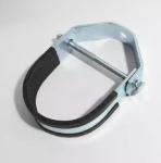 Q235 Electro Galvanized TPE Cushioned Pipe Metal Conduit Clamps SS316 Stainless
