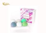 Shea Butter Coconut Oil Bath Bomb Gift Sets Shrink Wrapped For Body Relaxing