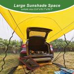 SUV Car Tent, Tailgate Shade Awning Tent for Camping, Vehicle SUV Tent Car