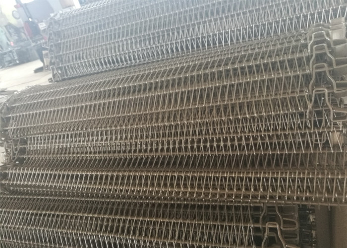 Seafood Freezer 304 316 Stainless Steel Spiral Mesh Belt