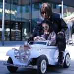 12V550 12000rpm *1 Motor Retro Electric Ride On Car Toy for Children Made of