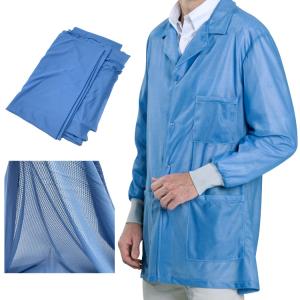 Wholesale 3mm Diamond Lattice Carbon Grid 145gsm Knitted Anti Static Fabric Blue from china suppliers