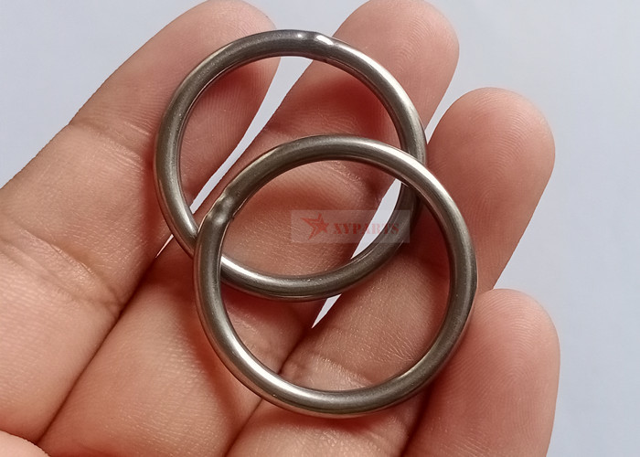 3 X 25 X 30 Mm Stainless Steel D Type Lacing Rings For Fixing Insulation Jackets