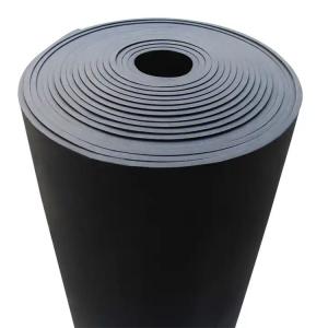 Soundproofing B2-Grade NBR Black Rubber Foam Insulation Sheet Roll for horse stable and bed